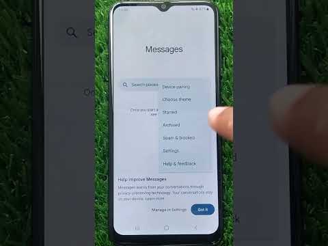 How to Turn On SMS Delivery Reports on Samsung Galaxy #shorts