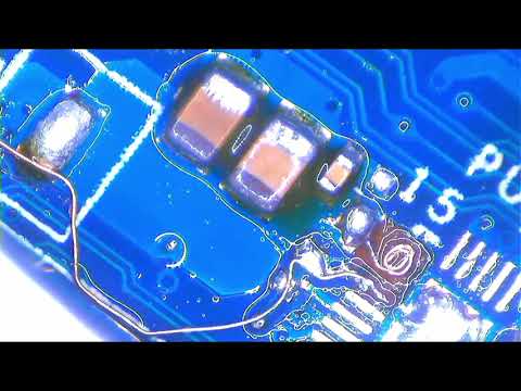 Dell laptop with burnt track pads repair