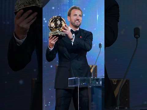Así fue la REACCIÓN de Harry KANE al recibir su primer Balón de Oro #shorts