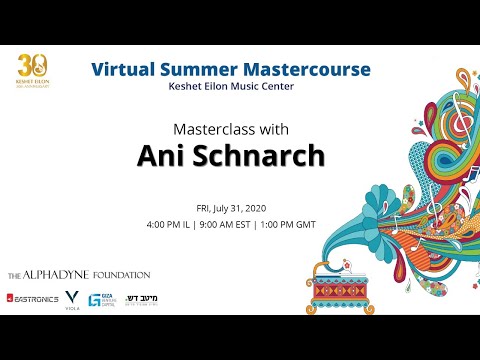 Masterclass with Ani Schnarch