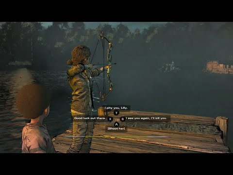 Clementine Threatens Lilly as she departs on her boat (HD)