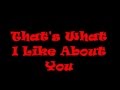 Flo Rida That's What I Like About You Lyrics - Ryan Anderson Flo Rida That's What I Like About You Lyrics