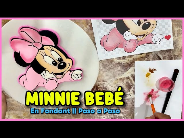 Vídeo relacionado con Dekora, Disney Minnie Mouse, Decoación Comestible para Tarta de Cumpleaños Infantil, Adorno para Pasteles y Tortas Cuadradas A5