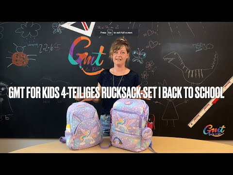 GMT LIGHT 750g Superlight 6-Piece School Backpack Set- Dreamy Unicorn