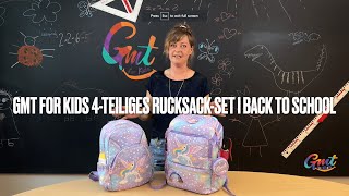 GMT for Kids 4 Teiliges Schulranzen Set | Back to School