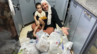 بعد ٦شهور البيت فاضي????مشتريات الحضانة ل تاليا من السوبر ماركت♥️????