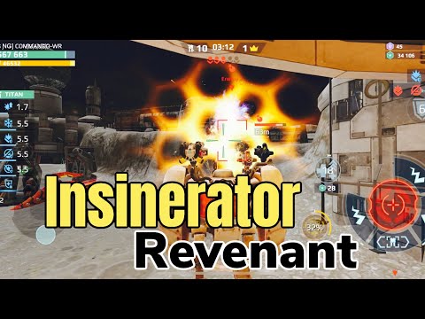 Revenant Insinerator | War Robot Gameplay