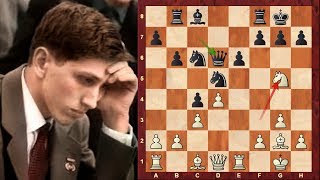 Amazing Game: Bobby Fischer's first memorable game vs James Sherwin - Sicilian Defence KIA