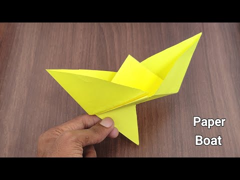 How to Make a Paper Rudder Boat | Origami Rudder Boat Tutorial | 