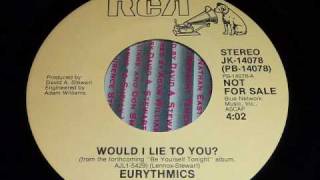 Eurythmics - Would I Lie To You 45rpm