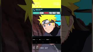KAKASHI USING KAMUI FOR FIRST TIME #naruto #narutoshippuden #anime #viral #edit