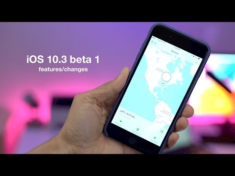 New iOS 10.3 beta 1 features / changes!