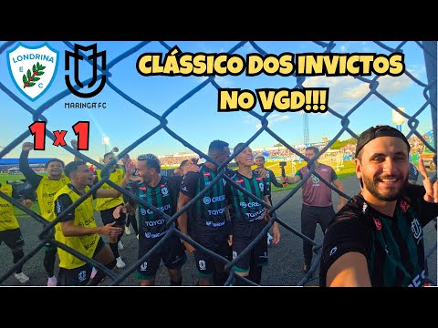 GOL RELÂMPAGO E NÃO VIMOS O APITO FINAL NA SÉRIE C | LONDRINA 1 X 1 MARINGÁ FC