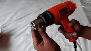 Heat Gun Unboxing and Demo Black Decker