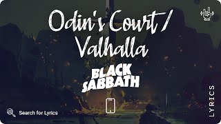 Black Sabbath - Odins Court and Valhalla (Lyrics video for Mobile)