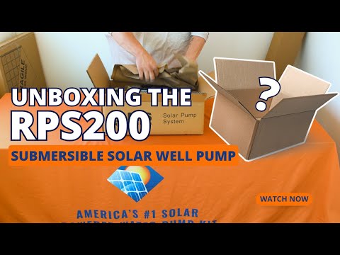 Solar Well Pump Kit Unboxing | RPS 200 / RPS 400 Submersible Water Pump | DIY Install