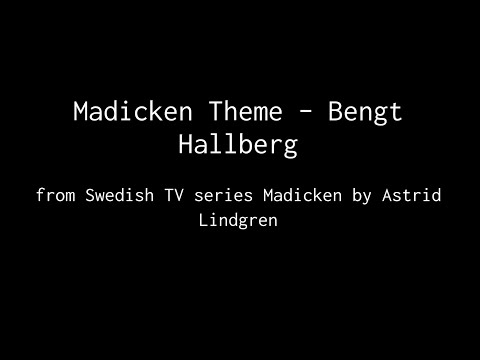 Madicken Theme – Madita Thema – for simple piano