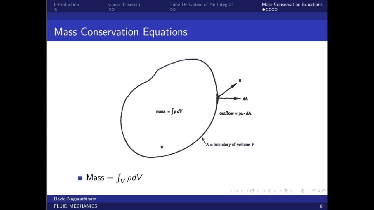 01 Mass Conservation Equations