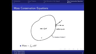 01 Mass Conservation Equations