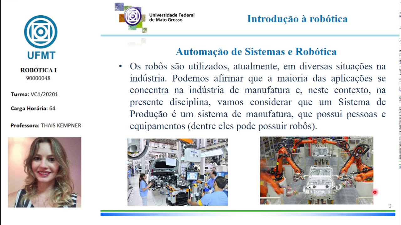 Aula 1: Introdução à robótica