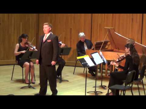 Andrew Rader, countertenor, singing from Saul in the 2017 Handel Aria Competition