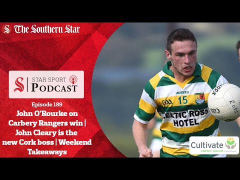 John O'Rourke interview John Cleary appointed Cork boss GAA Statsman's Five Weekend Takeaways