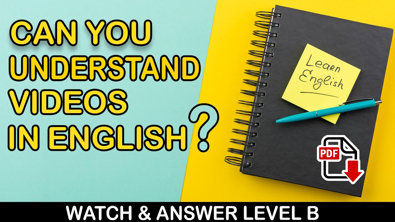 Watch and Answer - Level B2 - Watching Comprehension Exercise with answers - Easy English Lesson