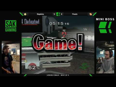 Mini Boss 4 - Losers Finals - Napkins (Peach) vs Floats (Fox)