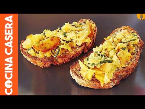 Zarangollo murciano casero. Receta tradicional