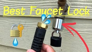 ✅Best Faucet Water Lock | Hose Bibb Lock with Padlock for Outdoor Faucets HD Review