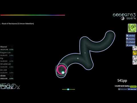 osu! | 1E308 | BABYMETAL - Road of Resistance [Crimson Rebellion] +HD 98.96% 3❌ #1 710pp (781 if FC)