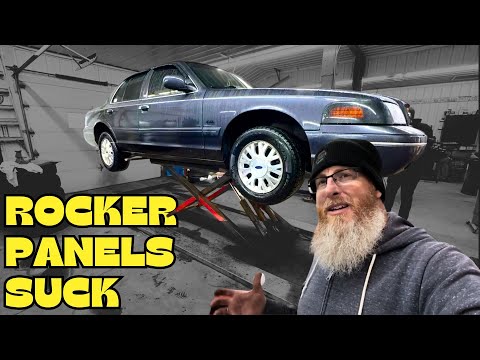 Fixing Rusty Rocker Panels 1998 & Up Ford Crown Victoria