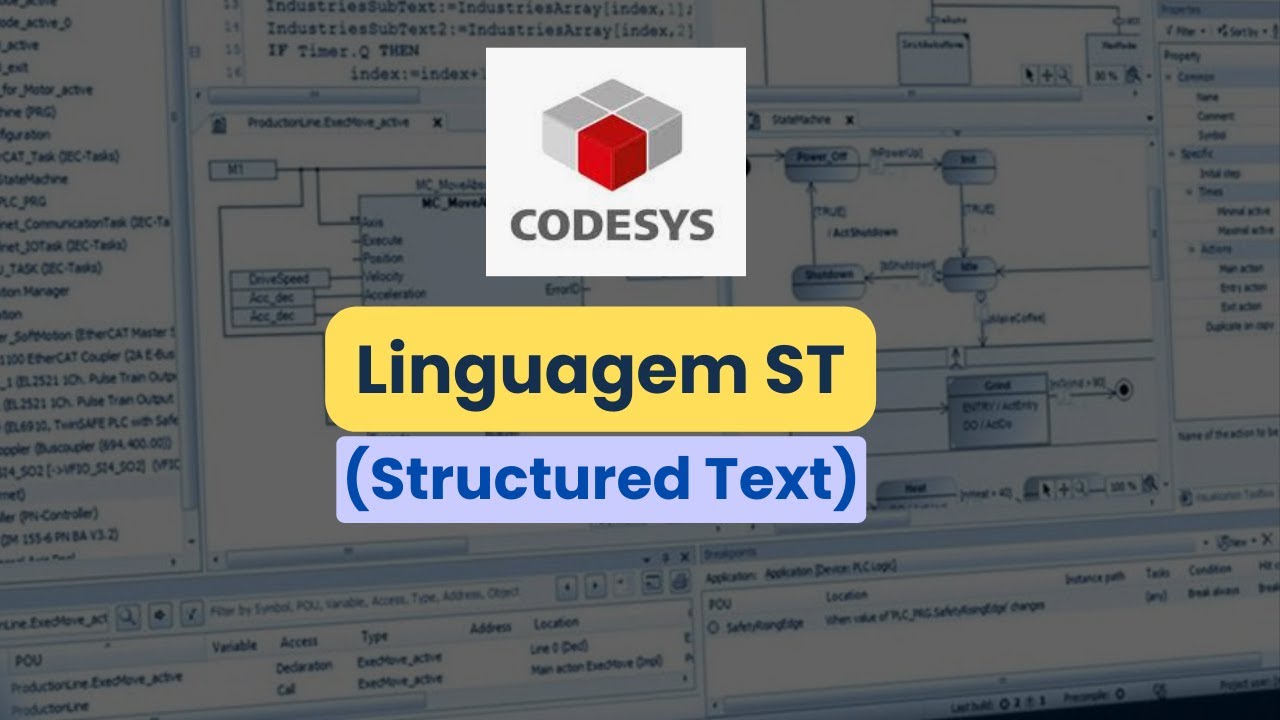 Codesys [009] - Primeiro programa na linguagem ST