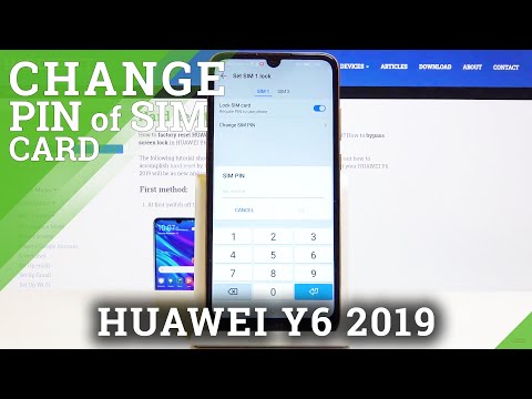 How to Change SIM PIN Code on HUAWEI Y6 2019 – Set Up SIM-Lock