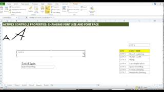 MS Excel ActiveX: How to change the font size & style in a combo box
