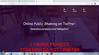 Online Public Shaming on Twitter Detection Analysis and Mitigation