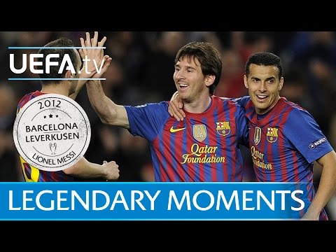 Messi scores five for Barcelona (2012)