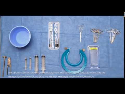 AMS 700 Penile Prosthesis Series OR Prep Instructions