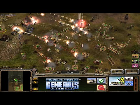 C&C Generals - Zero Hour: 1 vs. 7 - GLA vs. 7 Hard Tank
