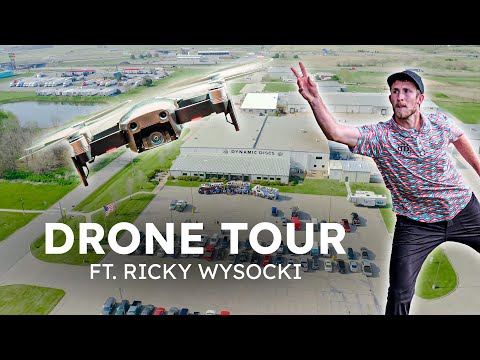 2-minute Dynamic Discs HQ DRONE tour Ft. Ricky Wysocki Clutch Putt