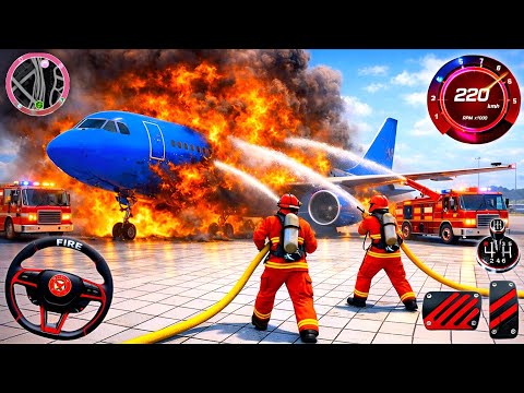 FireFighter Rescue Simulator 3D - US Emergency 911 Fire Truck Games - Android Gameplay 