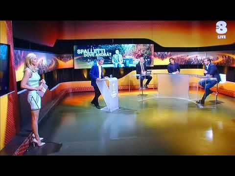 Federica Fontana - Studio Europa League 4.5.2017 (immagini)