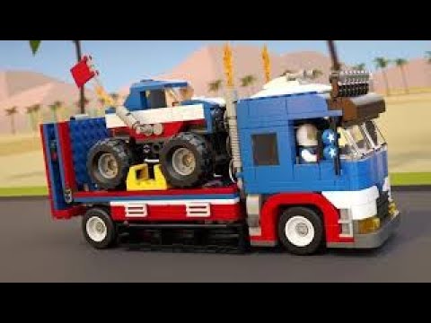 lego creator 3in1 monster trucks un spectacle de cascades 31085 🏎