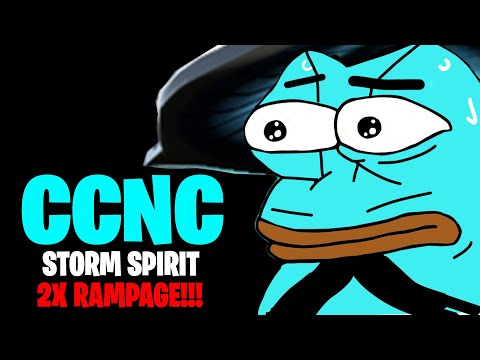 How To Mid Like CCNC | Epic 2x RAMPAGE!!! By Rank 3 CCNC Storm Spirit | The Midlaners #46