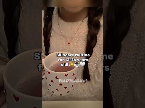 Skincare routine for 12-16 years old✨️☕️🤍 #views #glowy #trending #subscribe #beautytips #Glowup #PG