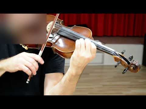 Vintage Authentic Rare German Made 4/4 Violin, Fiddle Joh. Bapt. Schweitzer + Hard Case - Video image 14