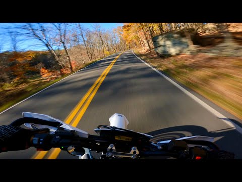 2021 Husqvarna 701 Supermoto Ride #2 - Finally no wind noise