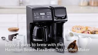 Coffee Maker | Hamilton Beach® | FlexBrew® Trio Coffee Maker (49902)