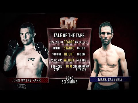John Wayne Parr Vs Mark Casserly - Caged Muay Thai 7