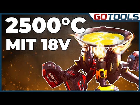 Der Akku-Heißluftgebläse Extremtest! Steinel - Bosch - DeWalt - Milwaukee - Metabo | inkl. Verlosung